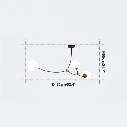 Diff Branching Bubble Chandelier-DF2141