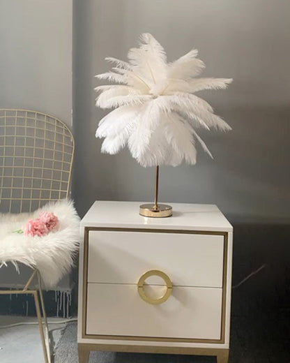 Diff Tree Feather Table Lamp-DF8037