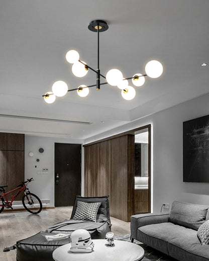 Diff Frosted Glass Globe Chandelier-DF2291