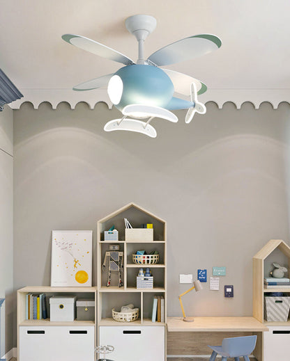 Diff 36" Remote Airplane Ceiling Fan with Dimmable Light-DF5007