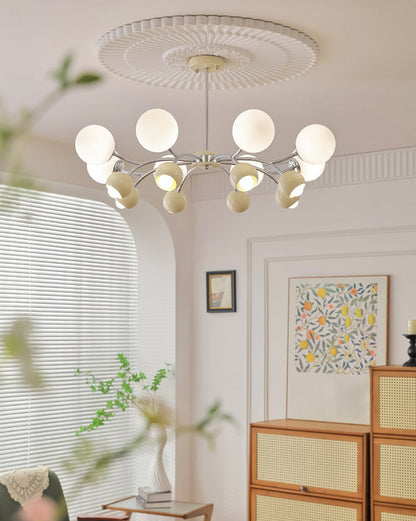 Diff Space Age Glass Globe Chandelier-DF2290