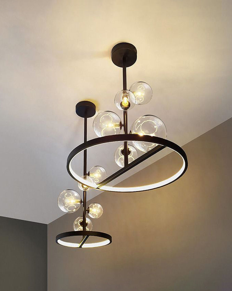 Diff Vertical Glass Bubble Chandelier-DF2293