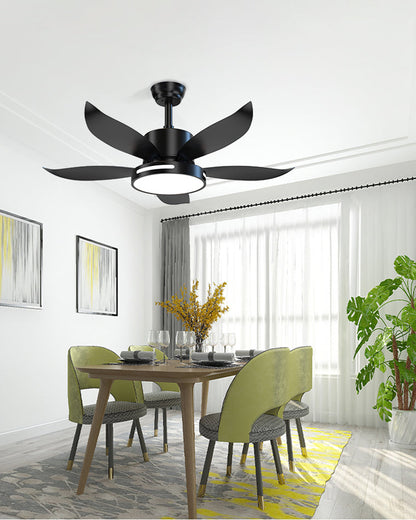 Diff 48" Reversible Quiet Ceiling Fan with Dimmable Light-DF5000