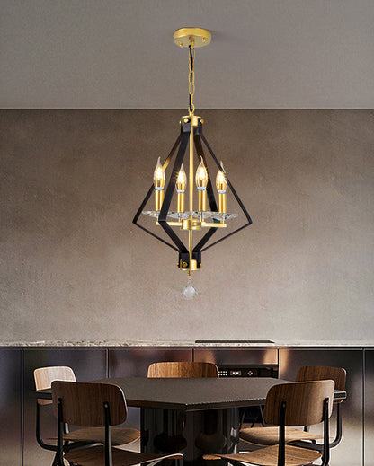 Diff Prism Gold Candle Chandelier-DF2263
