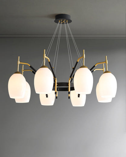 Diff Glass Bell Chandelier-DF2260
