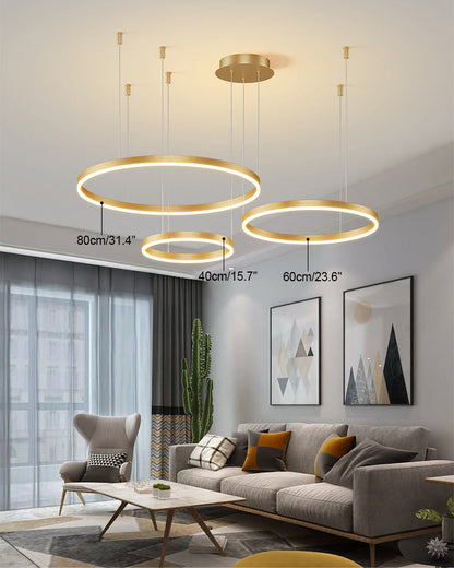 Diff Wireless 3 LED Ring Chandelier-DF2003