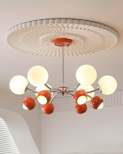 Diff Space Age Glass Globe Chandelier-DF2290