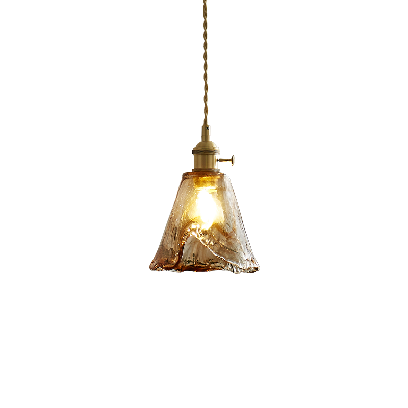 Diff Amber Glass Small Pendant Light-DF2210