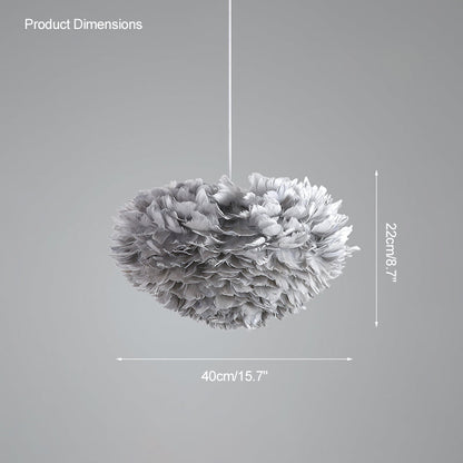 Diff Feather Cloud Pendant Light-DF2217