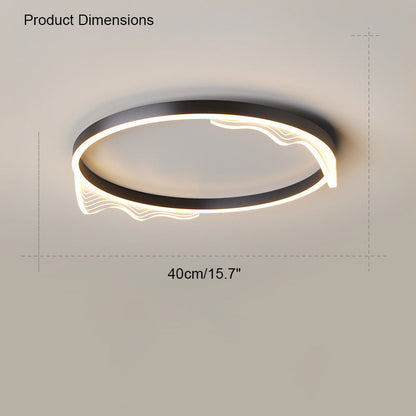 Diff Wavy Round Integrated Led Ceiling Light-DF1035