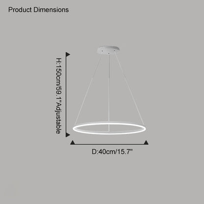 Diff Ring Pendant Light-DF2030