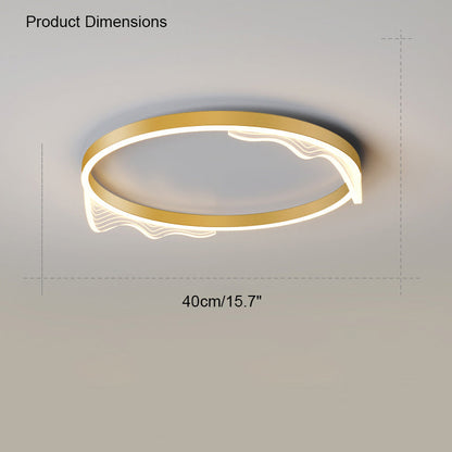 Diff Wavy Round Integrated Led Ceiling Light-DF1035