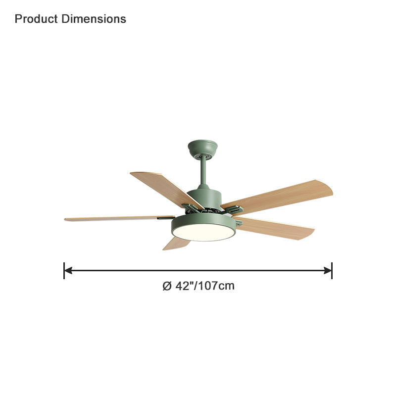 Diff Slimline Ceiling Fan with Dimmable Light-DF5013