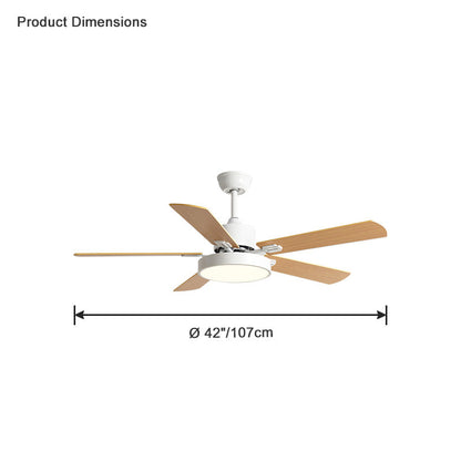 Diff Slimline Ceiling Fan with Dimmable Light-DF5013
