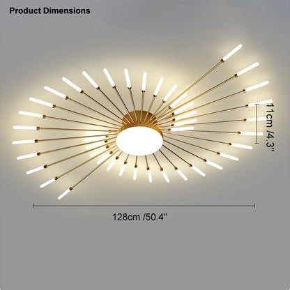 Diff Fireworks Swirl Ceiling Light-DF1001