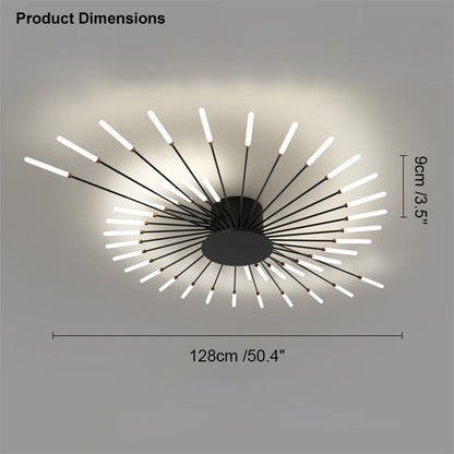 Diff Fireworks Starburst Ceiling Light-DF1000