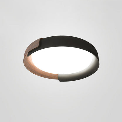 Diff Walnut Grain Round Ceiling Light-DF1018