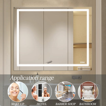 Anti-Fog & Dimming Led Bathroom Vanity Mirror-DG2024
