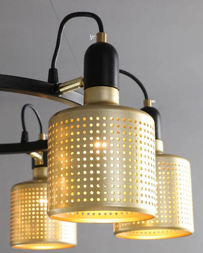 Diff Industrial Gold Chandelier-DF2262