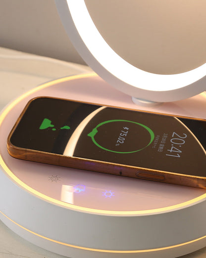 Diff Dimmable Infinity Sculptural Table Lamp with Wireless Charger-DF8043
