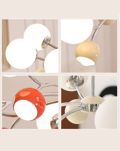 Diff Space Age Glass Globe Chandelier-DF2290