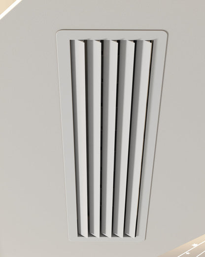 Diff Bladeless Flush Mount Ceiling Fan with Remote-DF5057
