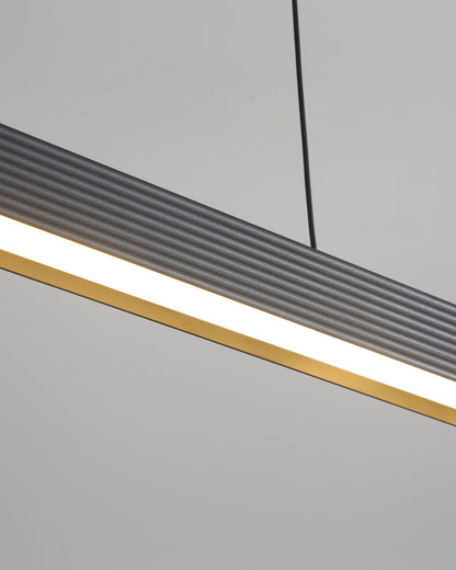 Diff Contemporary Black Linear Led Pendant Light-DF2281