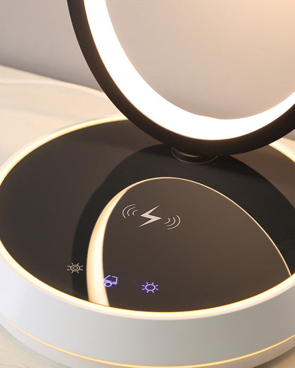 Diff Dimmable Infinity Sculptural Table Lamp with Wireless Charger-DF8043