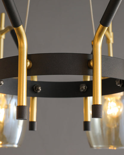 Diff Glass Bell Chandelier-DF2260