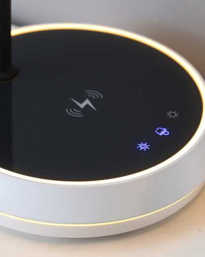 Diff Dimmable Touch Round Desk Lamp with Wireless Charger-DF8042