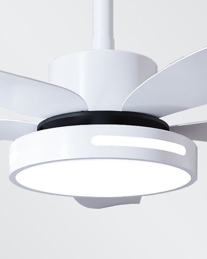 Diff 48" Reversible Quiet Ceiling Fan with Dimmable Light-DF5000