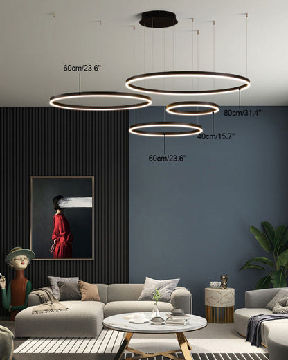 Diff Wireless 3 LED Ring Chandelier-DF2003