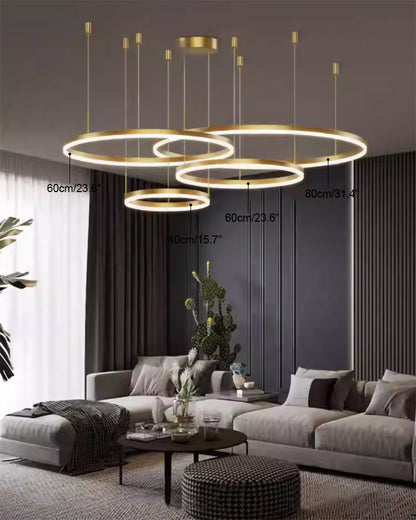 Diff Wireless 3 LED Ring Chandelier-DF2003