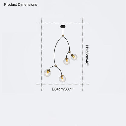 Diff Branching Bubble Chandelier-DF2141