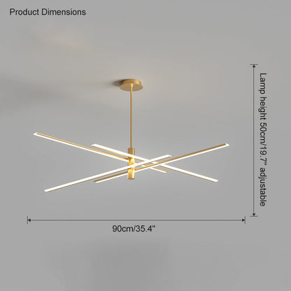 Diff Adjustable Linear Led Chandelier-DF2026