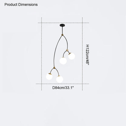 Diff Branching Bubble Chandelier-DF2141