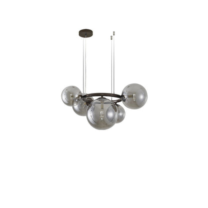 Diff Colored Glass Ball Chandelier-DF2253