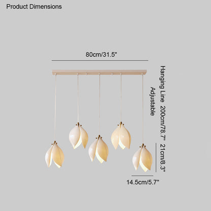 Diff Magnolia Petal Pendant Chandelier-DF2106