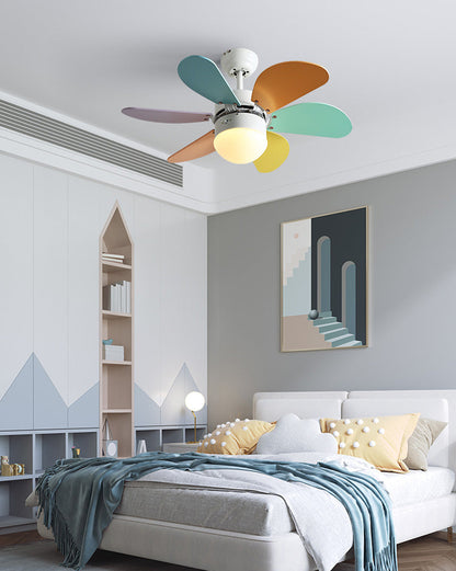 Diff 36" Macaron Children Wood Ceiling Fan with Light-DF5010