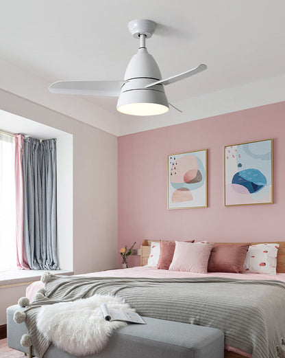 Diff 36" Macaron Children Wood Ceiling Fan with Light-DF5010