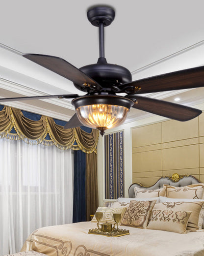 Diff 42"&52" Modern Farmhouse Wood Ceiling Fan with Light-DF5011