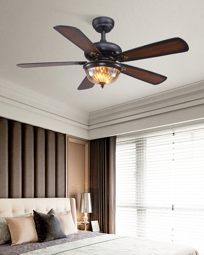 Diff 42"&52" Modern Farmhouse Wood Ceiling Fan with Light-DF5011