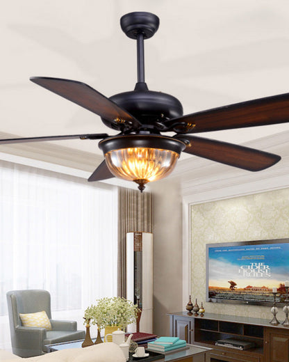 Diff 42"&52" Modern Farmhouse Wood Ceiling Fan with Light-DF5011