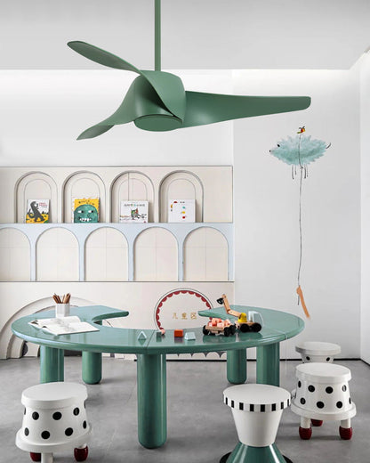 Diff 52" Propeller Ceiling Fan with Dimmable Light-DF5015