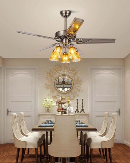 Diff 42"/52" Ceiling Fan Chandelier with Pull Chain-DF5018