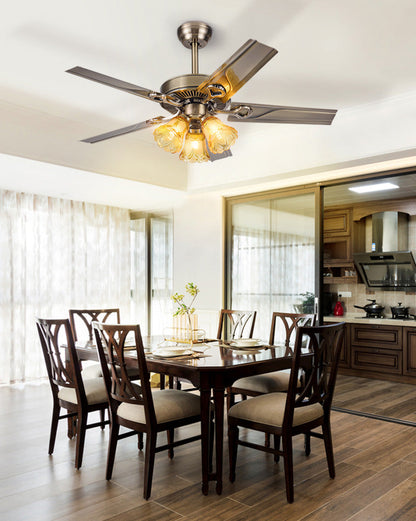 Diff 42"/52" Ceiling Fan Chandelier with Pull Chain-DF5018