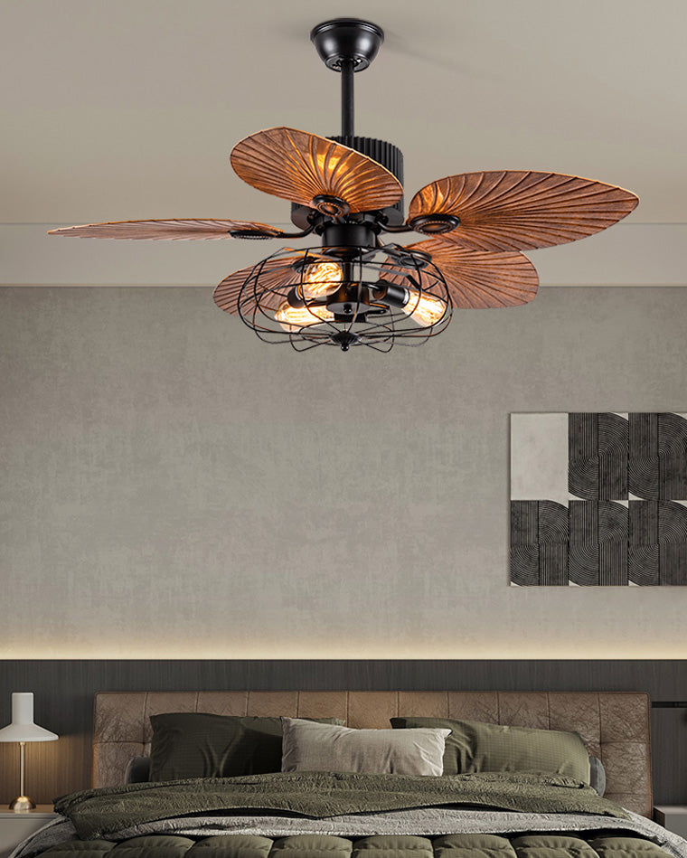 Diff 52" Industrial Tropical Ceiling Fan Chandelier-DF5021