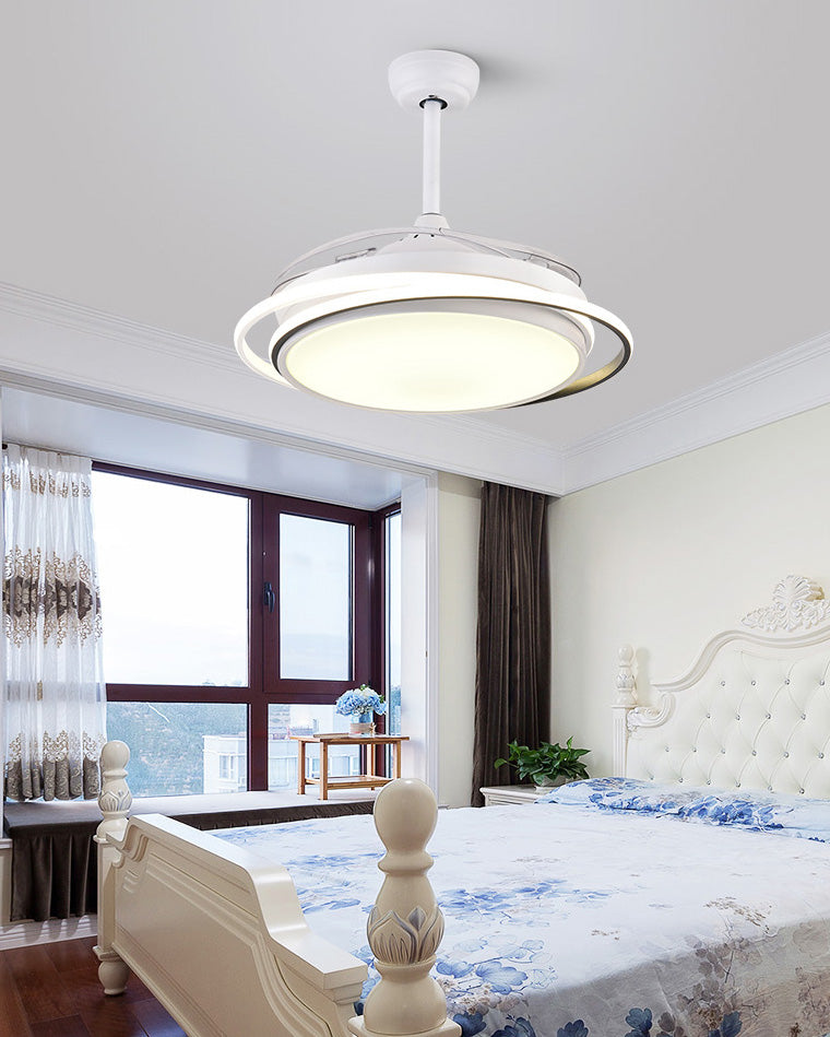 Diff 42" Hugger Ceiling Fan with Dimmable Light-DF5027