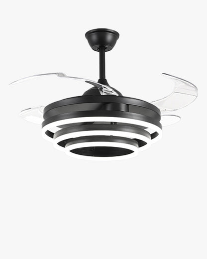 Diff 42" Hugger Ceiling Fan Chandelier with Remote-DF5028