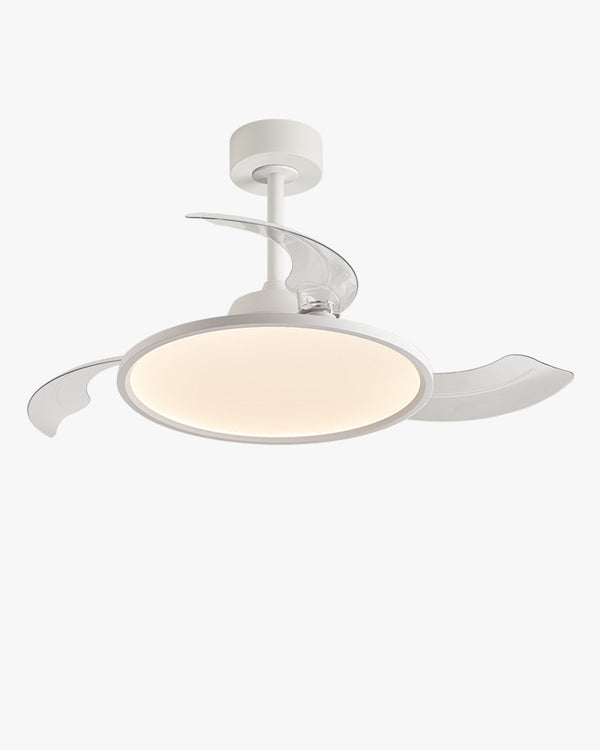 Diff 42" Hugger Ceiling Fan Lamp with Dimmable Light-DF5035